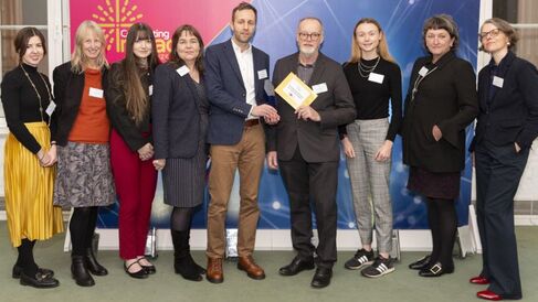 The digit working time team at the awards ceremony picture credit: Anthony Sajdler Photography