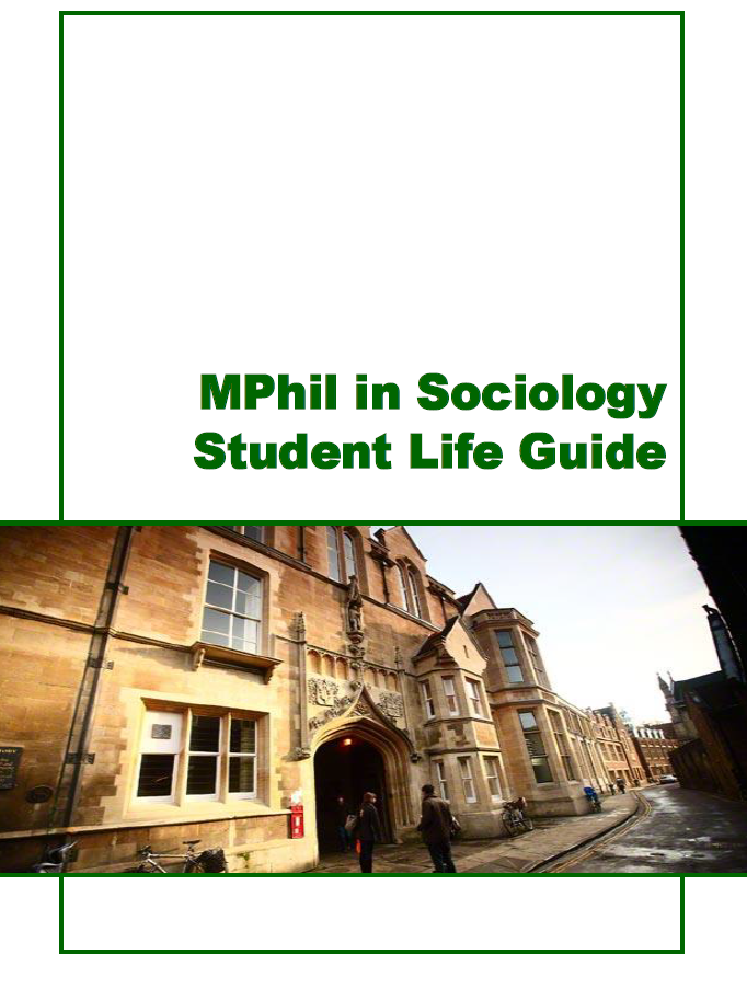 MSc Student Life Guide