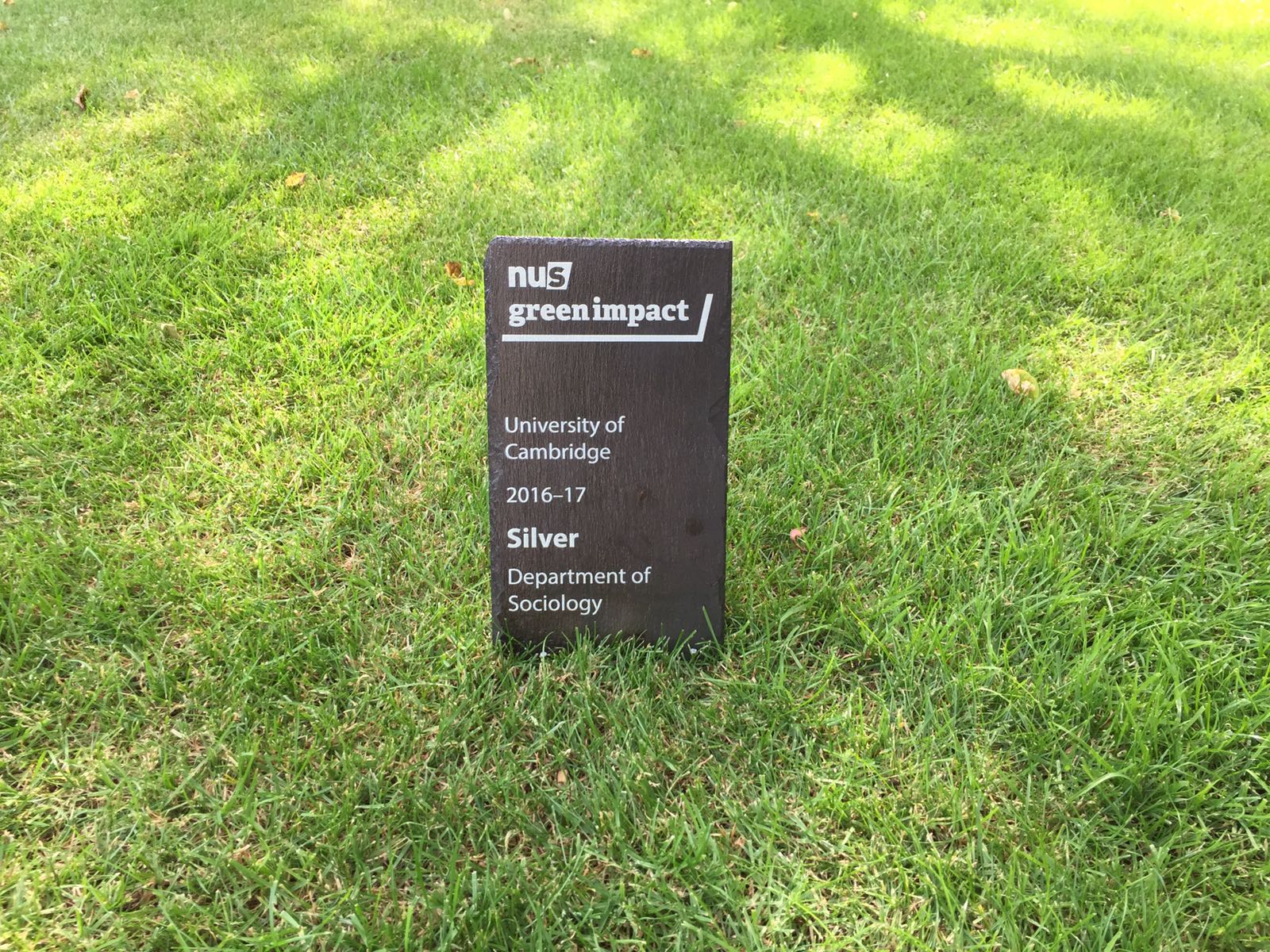 Silver Award (grass) 2016-17