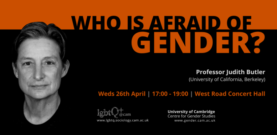 Who is Afraid of Gender? 26th April 2023
